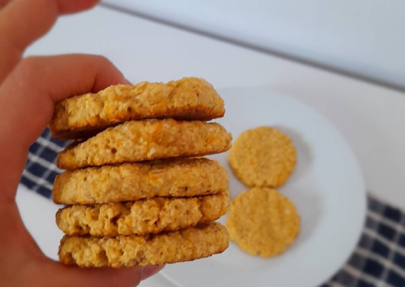 Galletitas de naranja y avena saludables