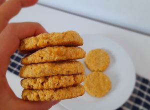 Una foto de Galletitas de naranja y avena saludables
