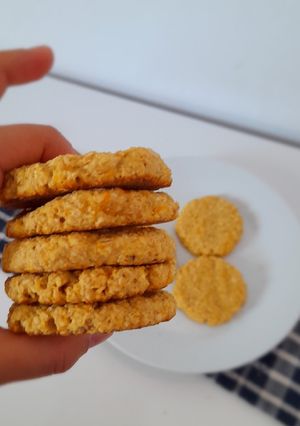Una foto de Galletitas de naranja y avena saludables