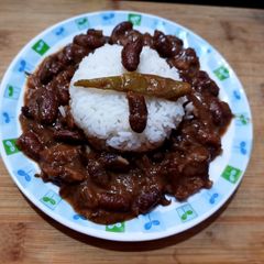 Rajma Chawal (Punjabi Style) One Pot Meal A picture of Rajma Chawal (Punjabi Style) One Pot Meal.