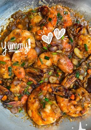 Foto resep Udang Caramelized Garlic Butter