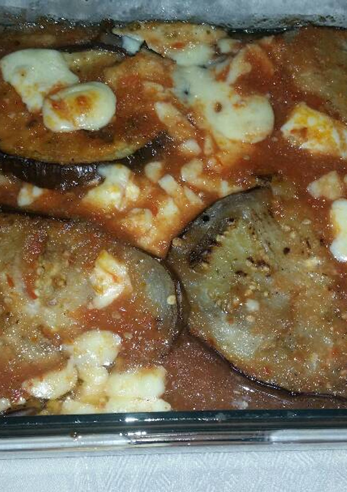 Una foto de Lasaña de Berenjena baja en Carbohidratos