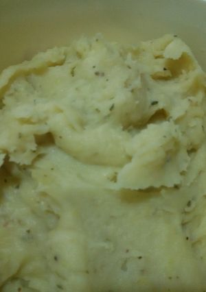 Una foto de Puré de patatas italiano con thermomix
