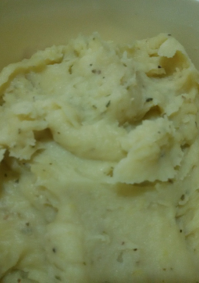 Una foto de Puré de patatas italiano con thermomix