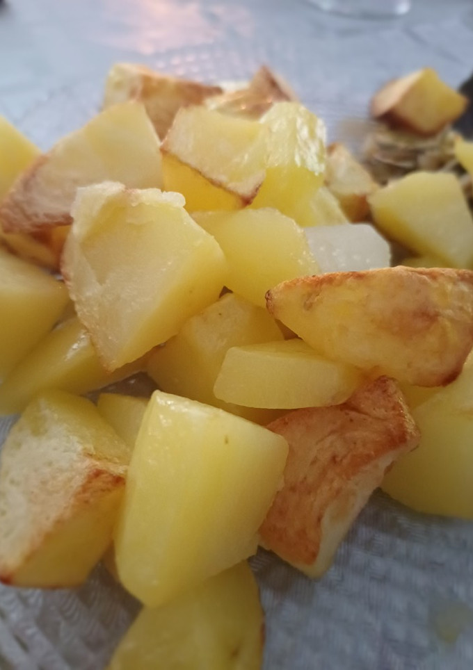 Una foto de Patatas caseras en air fryer