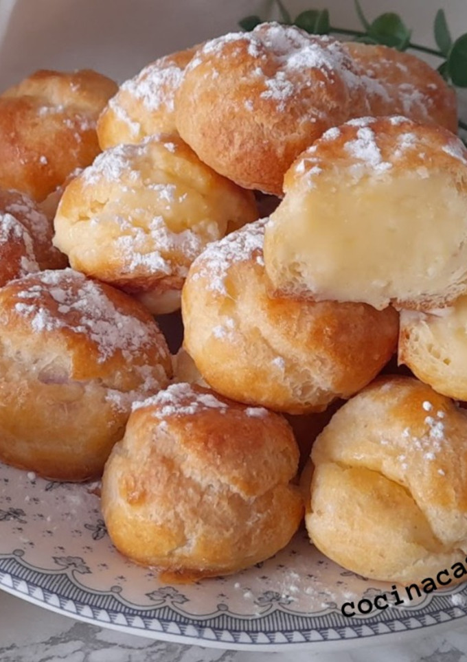 Una foto de Buñuelos de limón