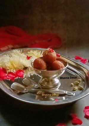 A picture of બ્રેડ ગુલાબજાંબુ.(Bread Gulab jamun Recipe in Gujarati).