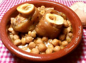 Foto principal de Pierna de ternera con garbanzos