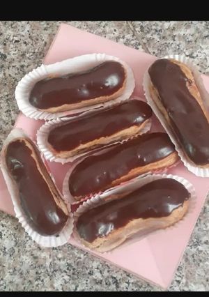 صورة لوصفة اكلير Les éclaires (avec pâte à choux)