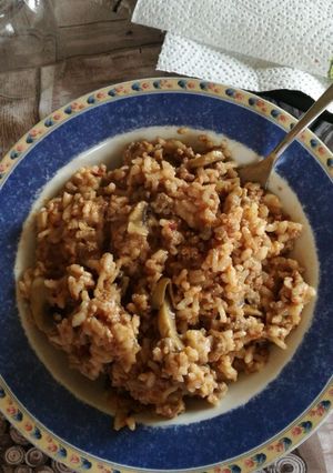 Foto di Risotto funghi e sugo