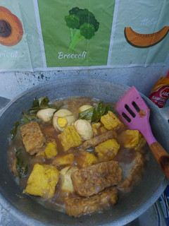 Foto resep Bacem/Semur tempe tahu dan telur