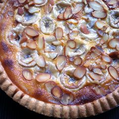 A picture of Banana & Custard Tart.