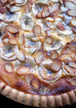 A picture of Banana & Custard Tart.