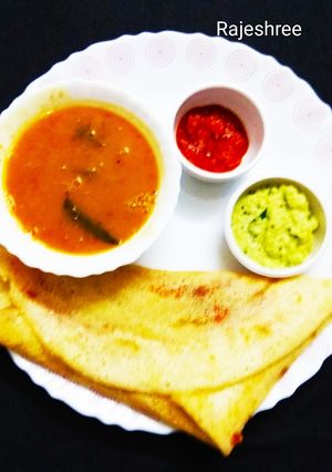 A picture of Masala Dosha.