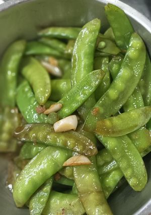 蒜香碗豆 的食譜成品照片