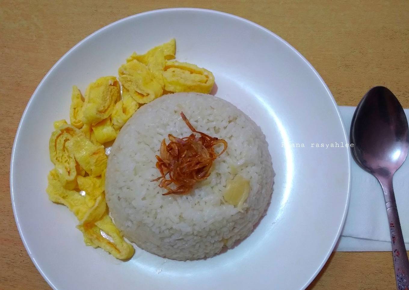 #Nasi liwet bawang putih