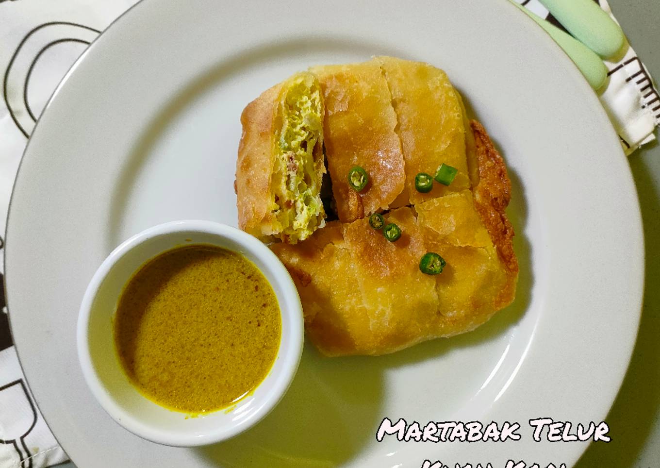 Martabak Telur Kuah kari