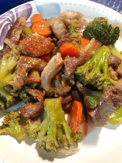 A picture of Pork Steak Stirfry.