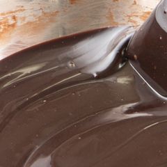 Chocolate Ganache 2 ways A picture of Chocolate Ganache 2 ways.