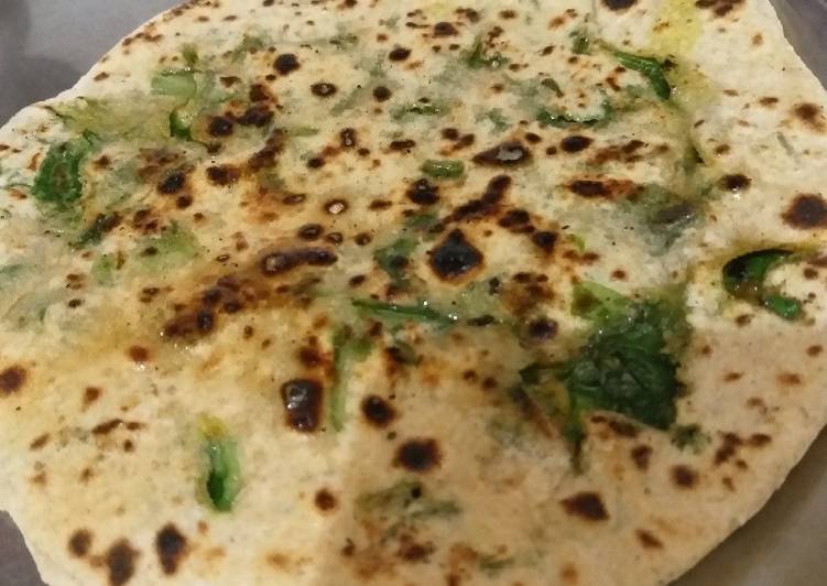 How to Make Any-night-of-the-week Recipe of palak ka Parantha