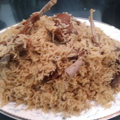 A picture of Mutton chops pulao.