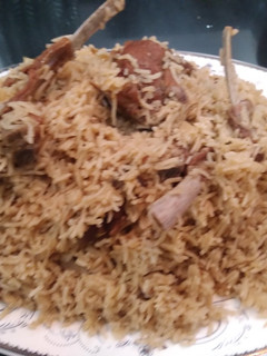 A picture of Mutton chops pulao.