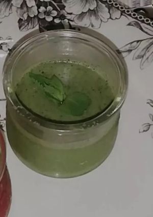Une photo de Gaspacho de petits pois
