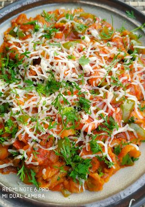 A picture of Masala Roti Upma.