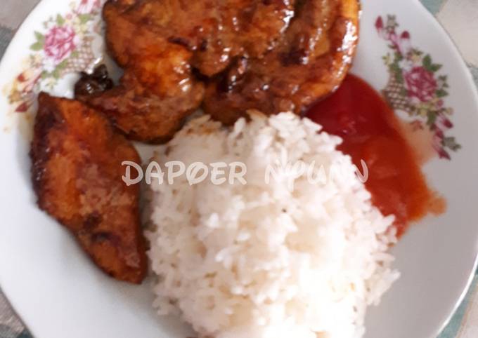 Ayam bakar teflon