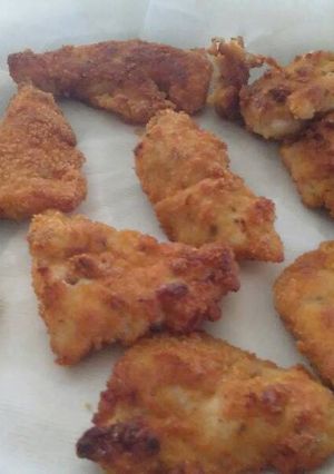 Una foto de Pechugas empanizadas