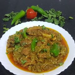 A picture of Giya tori gosht(Sponge gourd with mutton).