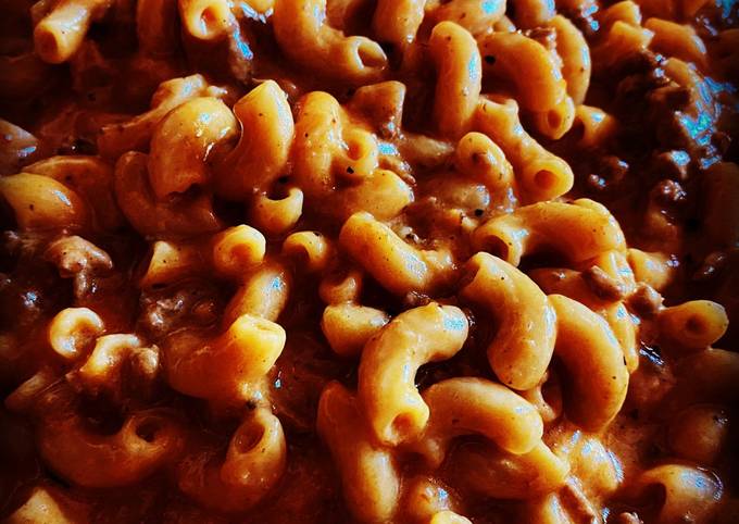 Steps to Prepare Any-night-of-the-week Cheeseburger Macaroni