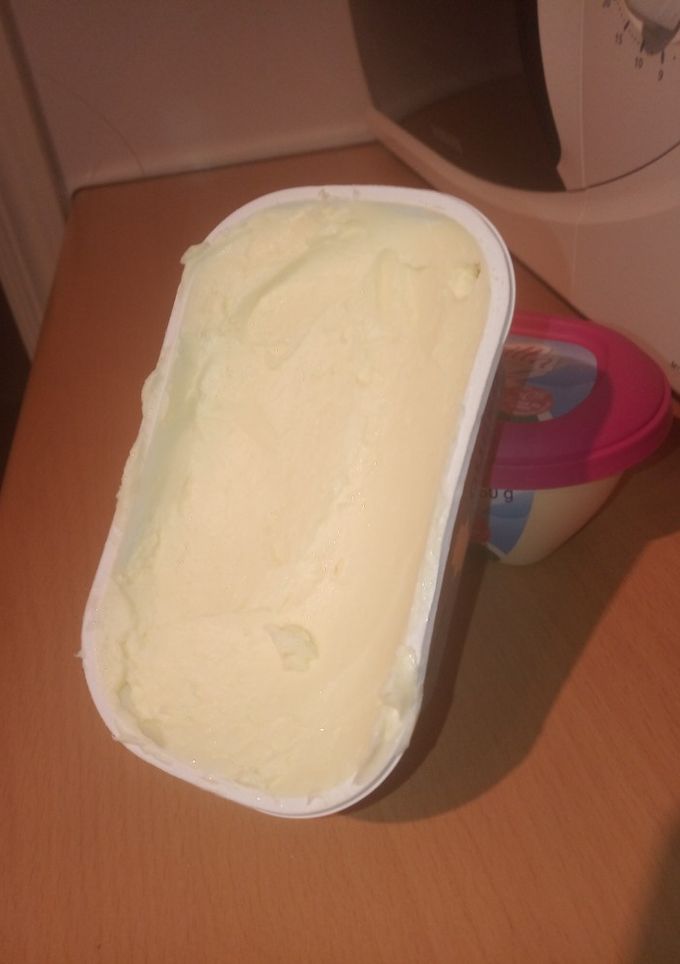 Una foto de Mantequilla casera