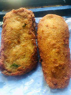 Una foto de Milanesas de berenjenas 🍆 sanas