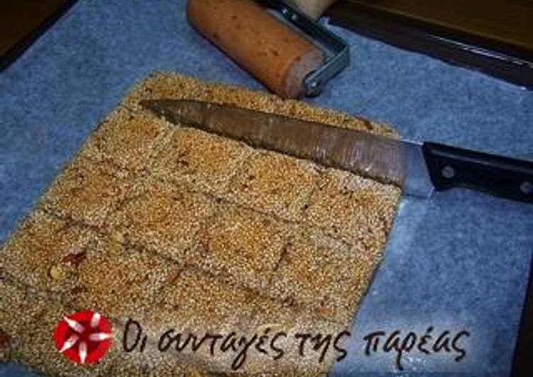 Recipe of Quick Pasteli (sesame seed candy) from Kalamata