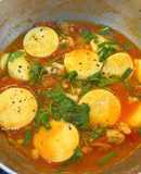 Đậu Hũ Trứng Sốt Cà Chua Thịt Băm