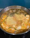 Tokbokki làm từ bánh tráng Việt Nam (Chay)