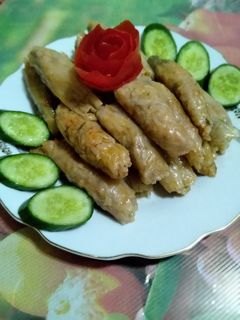 صورة لوصفة محشي الكرنب الخطير 😋💓