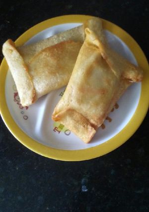 Una foto de Falsos rollitos de primavera