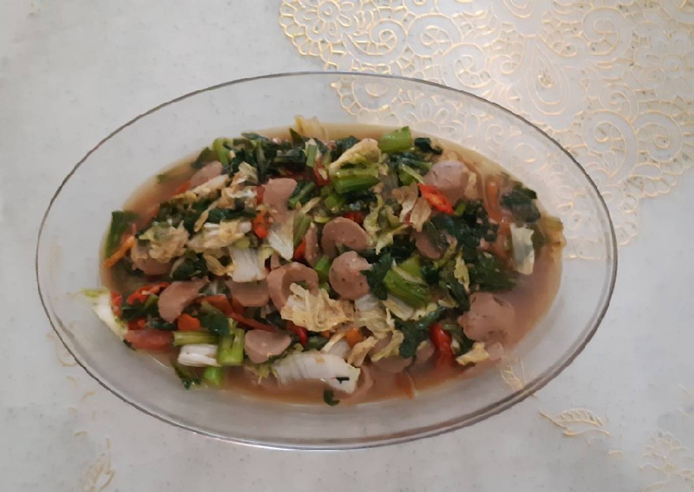 Sayur Dua Sawi Baso