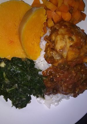 A picture of Simple quick spinach.