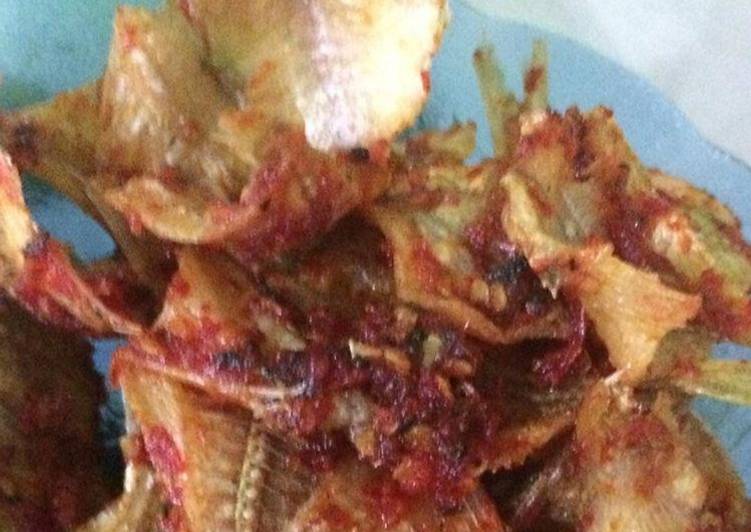 23. ikan asin sambel pedas manis