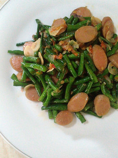 Foto resep Tumis pedas kacang sosis