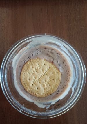 Foto resep Puding coklat biskuit snack mpasi super gampang 9+