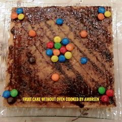 A picture of Fruit Cake Without Oven 😋.