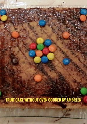 A picture of Fruit Cake Without Oven 😋.