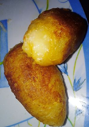 Una foto de Caribañolas o carimañolas de queso