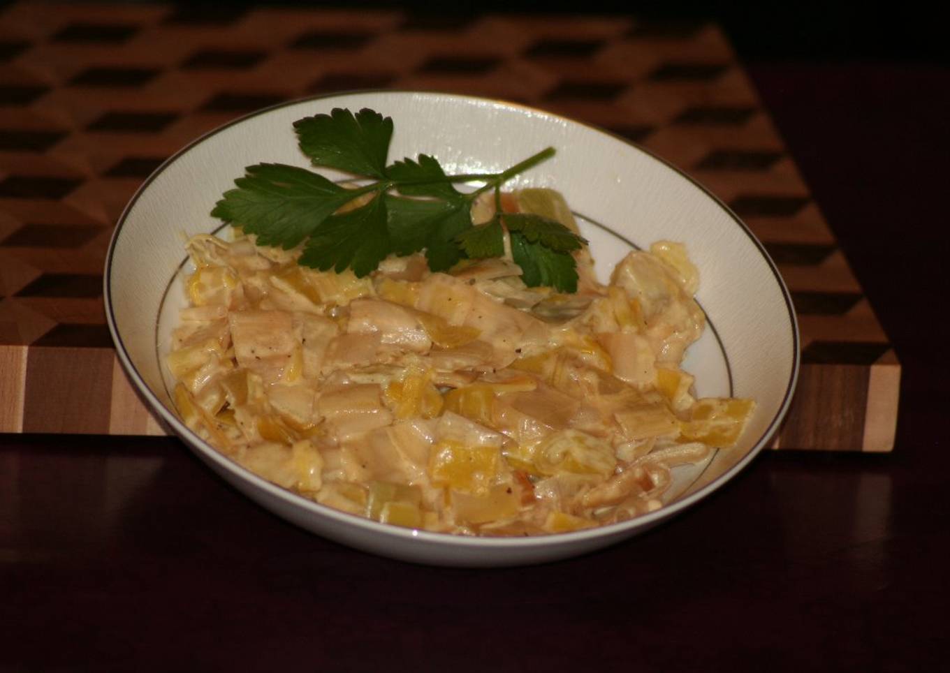 Fondue de poireaux