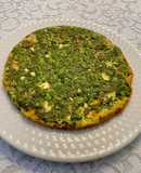 Tortilla de cilantro y champiñón silvestre