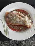 Pechugas de pollo al pesto rellenas de jamón y queso